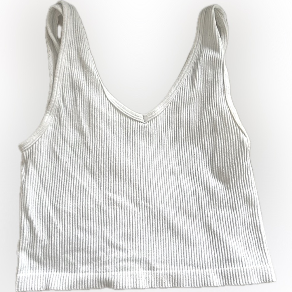 (3 for 35) ribbed white cami